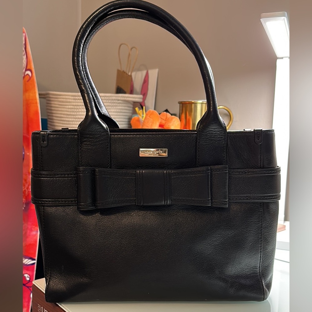Kate spade black leather purse